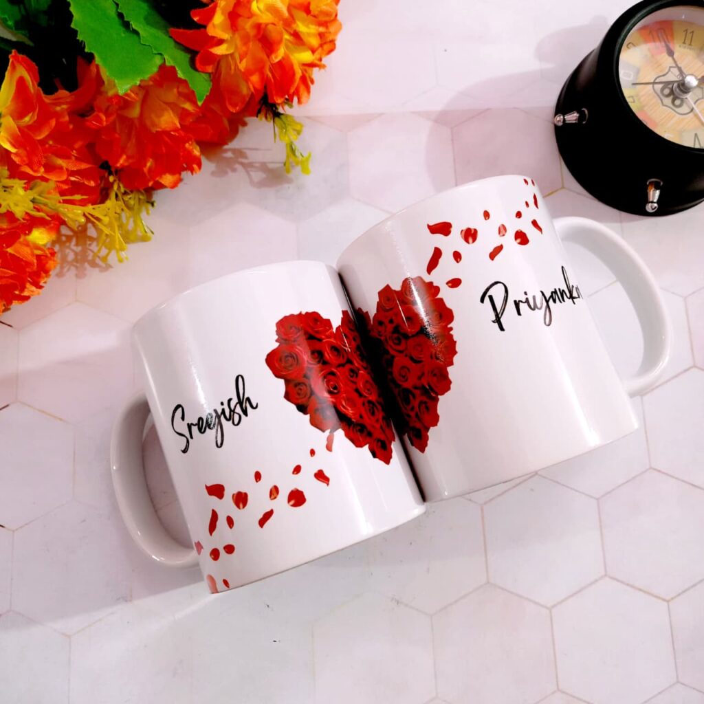 White ceramic mug